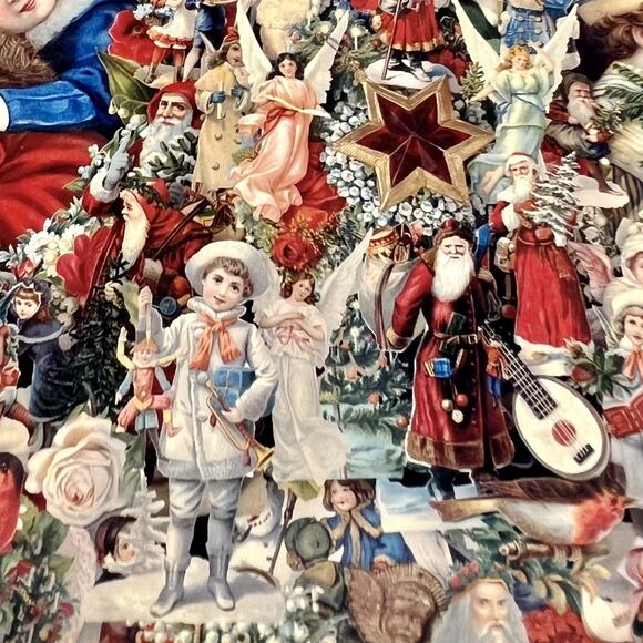 Tri-Coastal Design Large Storage Box - Old World Victorian Christmas Santa Angel - Picture 10 of 10